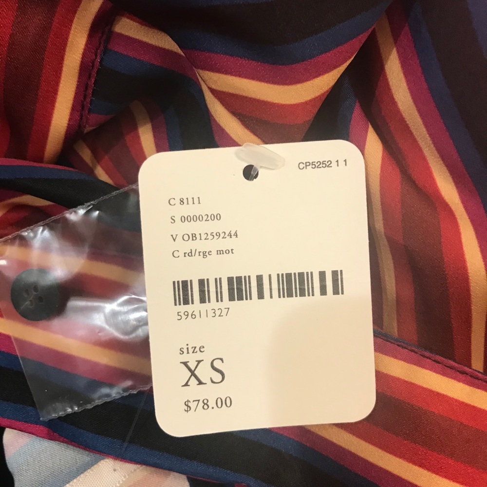 NWT Free people xs long sleeve top - Picture 4 of 5